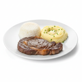 Rib Eye Steak w/ Rice