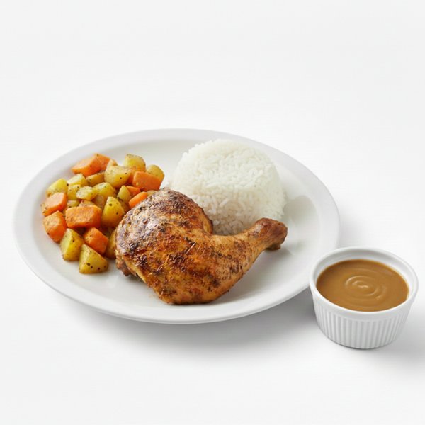 Classic Roast Chicken Rice Meal