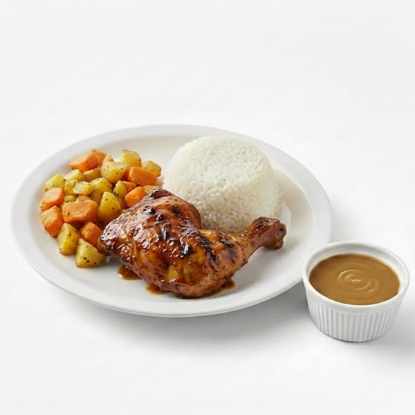 Barbecue Chicken Rice Meal